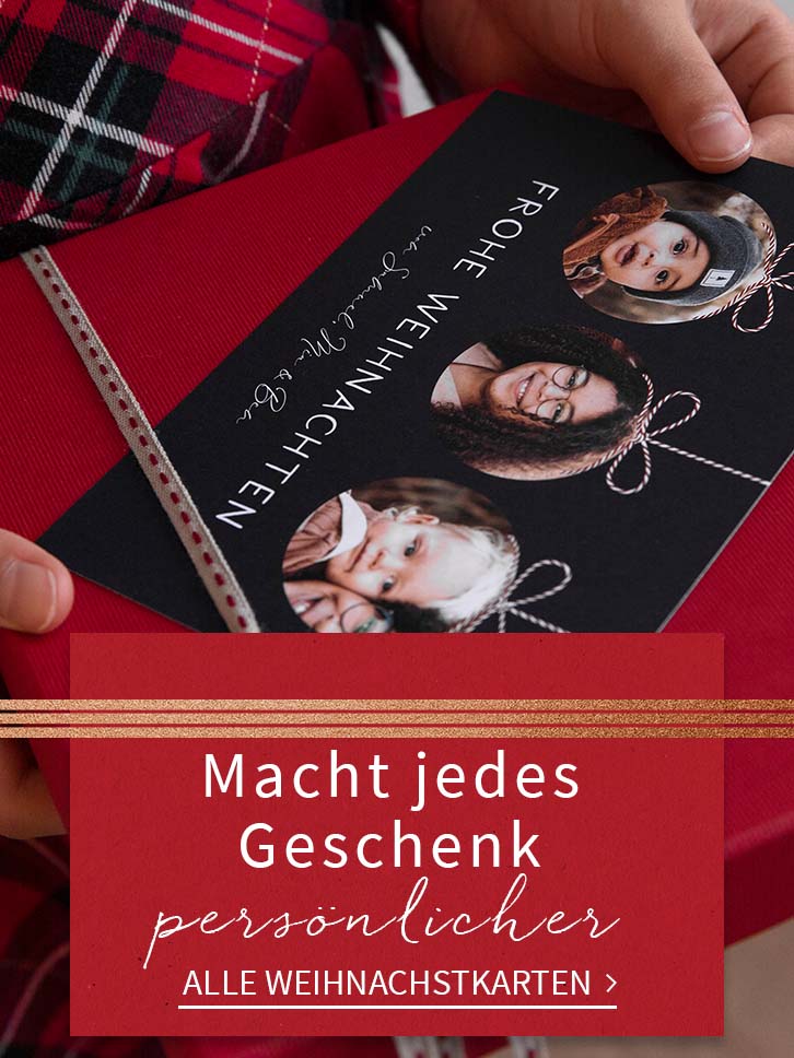 Jetzt gleich mitbestellen Personalisierte Weihnachtskarten