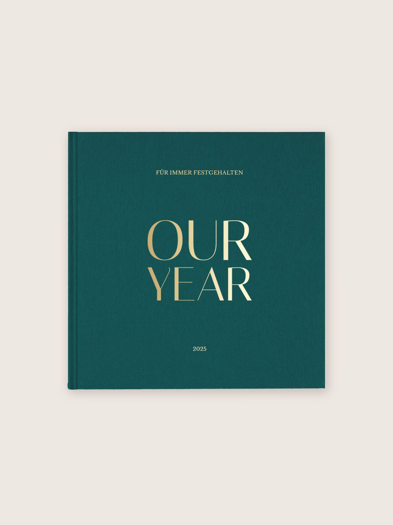 Fotobuch mit Stoffeinband Our year 