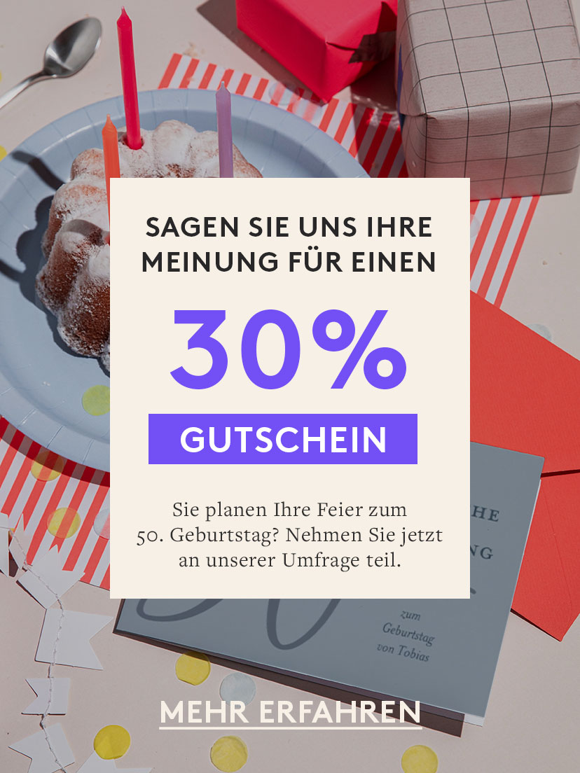 Umfrage zu Ihrer Feier Helfen Sie uns