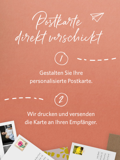 jetzt entdecken Postkarte direkt versenden