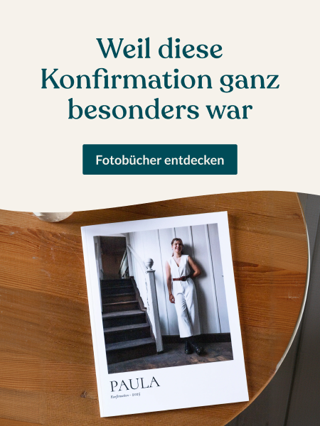 Jetzt entdecken Fotobücher zur Konfirmation