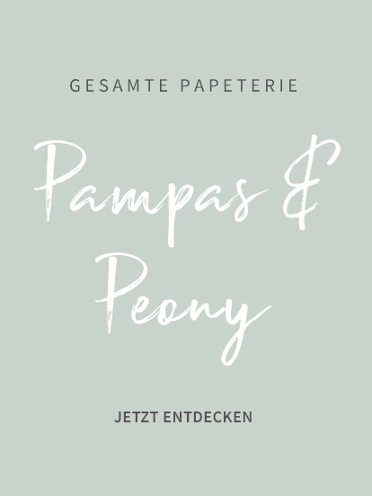 HOCHZEITSPAPETERIE Pampas & Peony