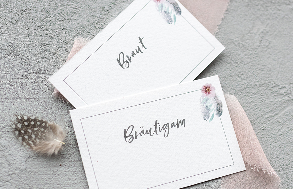 Shop The Look Tischkarten Boho Dreams